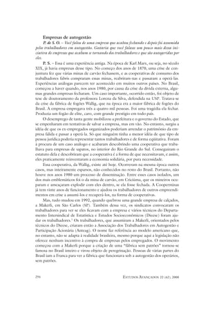 Entrevista Paul Singer