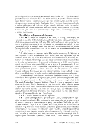 Entrevista Paul Singer