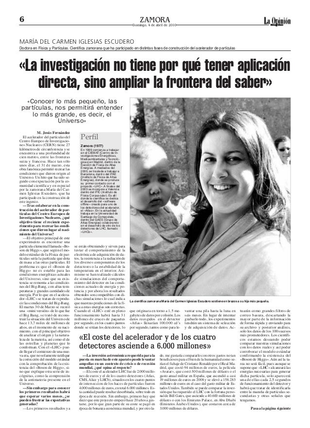 Entrevista Periodico La Opinion amora abril 2010