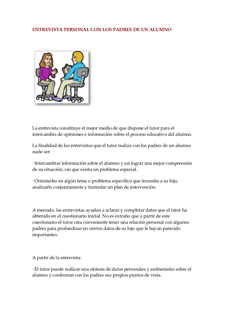 preguntas sobre problemas familiares entrevista personal con los padres de un alumno preguntas sobre problemas familiares entrevista personal con los padres de un alumno