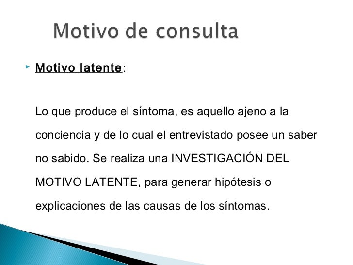 Entrevista psicológica