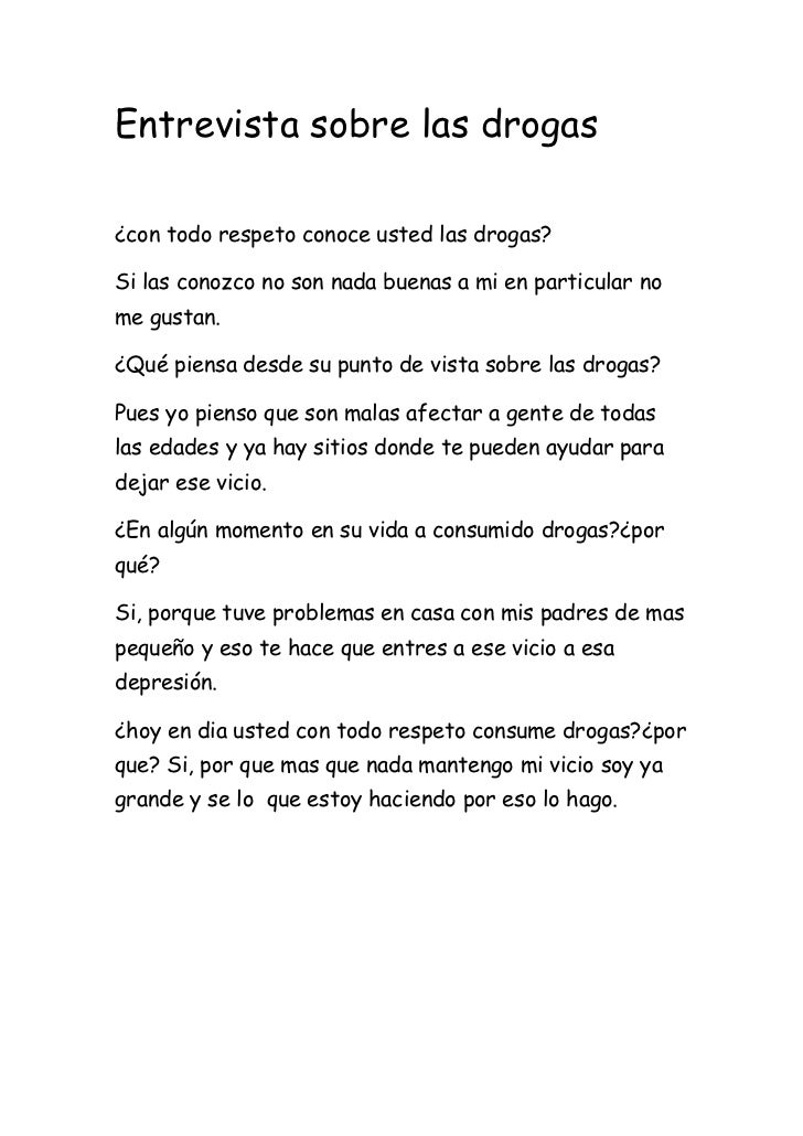preguntas abiertas sobre la drogadiccion entrevista sobre las drogas preguntas abiertas sobre la drogadiccion entrevista sobre las drogas