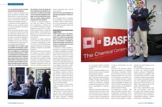 › AGRO-INDUSTRIA
a ser um parceiro de grande seriedade

dos pesticidas, através da redução dos

neste processo de crescimento?

riscos e efeitos da sua utilização na saú-

temente e eficazmente, sendo o risco do
seu uso aceitável.

Estamos ao lado dos agricultores para
juntos enfrentarmos os desafios. Temos
plataformas de co-criação onde juntamente com os nossos parceiros de negócio debatemos e desenvolvemos soluções para
fazermos face às tendências do futuro.
A experiência que fomos adquirindo ao
longo de 150 anos na indústria química
e 100 anos na agricultura, é colocada ao
dispor da lavoura.
Temos como um grande objectivo suportar os agricultores no trilhar de um futuro
que passará pela utilização eficaz e eficiente de soluções integradas de protecção
das culturas no sentido de salvaguardar a
produção de alimentos em qualidade e
quantidade a preços acessíveis nunca descorando numa gestão responsável dos riscos associados às práticas agrícolas.

de humana e no ambiente, promovendo

Esta lei traz mais responsabilidades aos

o recurso à protecção integrada e a abor-

agricultores portugueses, e maiores exi-

dagens ou técnicas alternativas não quí-

gências?

micas aos produtos fitofarmacêuticos.

Esta lei permitirá alertar e sensibilizar
mais os agricultores e os outros elementos
da cadeia de valor no sentido de ajustarem os seus comportamentos e processos
no sentido de uma prática agrícola cada
vez mais sustentável.

A Lei 26/2013, de 11 de Março, regula
as actividades de distribuição, venda e
aplicação de produtos fitofarmacêuticos
para uso profissional e de adjuvantes
de produtos fitofarmacêuticos e define
os procedimentos de monitorização dos
produtos fitofarmacêuticos, transpondo
para a ordem jurídica interna a Directiva
2009/128/CE, do Parlamento Europeu e
do Conselho, de 21 de Outubro, que estabelece um quadro de acção a nível comunitário para uma utilização sustentável

52 › País €conómico | Dezembro 2013

Considera esta lei uma evolução?

A Directiva nº 2009/128/CE poderá ser
vista como uma evolução na vertente
de vir regulamentar a “utilização” dos
PF. Esta Directiva introduz um conjunto
obrigatório de práticas de uso em toda a
União Europeia, ficando ao encargo dos
Estados Membros o desenvolvimento de
Planos de Acção a nível nacional, tendo
como objectivo a redução do risco associado ao uso de PF.
Fomentando o uso seguro e responsável
de PF, os Planos de Acção Nacional vêm
ao encontro do entendimento da Industria, de que o uso de PF, fundamental para
a produção de alimentos em quantidade e
qualidade, é compatível com a Agricultura
Sustentável.
Formação e informação são fundamentais
para assegurar o uso seguro e responsável dos PF, esta Directiva vem reforçar e
incrementar acções já implementadas e
desenvolvidas a nível Nacional no sentido
de assegurar uma utilização segura e com
menos riscos para o Homem e Ambiente.
Cumprindo as indicações do rótulo é garantir que os produtos são usados eficien-

Disponibilizamos soluções para
a agricultura
A BASF orgulha-se de ser uma referência no negócio agrícola, ajudando-o a
moldá-lo no sentido de uma agricultura
mais sustentável. Com parcerias douradoras e com produtos e tecnologias de
grande cunho inovador, sem esquecer os
serviços de qualidade posto ao serviço
de todos os seus clientes?

A introdução de soluções inovadoras e
sustentáveis são requisitos pelos quais
nos seguimos. Disponibilizamos Soluções
para a Agricultura. Produtos para a Protecção das Culturas continuam a ser o cerne
do nosso negócio agrícola, mas também
integramos soluções que temos de outras
áreas de negócio, aqui aproveitamos o facto de sermos a maior indústria química do
mundo, serviços, tendo sempre em mente
as necessidades do Agricultor e as exigências da sociedade em termos de futuro.
Com a unidade de “Functional Crop Care”
promovemos a integração de soluções de
cariz biológico e químico, por forma a
desenvolvermos soluções para gestão de
solo, sementes e protecção das culturas.
Esta aproximação holística da gestão do
solo, sementes e protecção das culturas,
permitirá alcançar rendimentos mais elevados e de forma sustentável.
A título de exemplo, na Europa estamos
focados em produtos inoculantes e nos
biológicos.
A tecnologia associada aos produtos inoculantes, baseia-se na fixação natural de
azoto para que as culturas leguminosas
tenham um começo de desenvolvimento
mais rápido e acentuado. A inoculação
com bactérias Rhizobium spp permite

ter um acréscimo produtivo reduzindo
a necessidade de recorrer a fertilizações
azotadas.
Com o uso de produtos biológicos é possível gerir doenças, insectos e estimular o
desenvolvimento de culturas.
O projecto Smart Protection é o exemplo
onde a integração de soluções químicas e
biológicas permitem maior flexibilidade
no tempo de colheita, melhor gestão de
resíduos sem comprometer a qualidade
e quantidade da produção final. Este projecto tem aplicabilidade em morango e
tomate.
Utilização de nemátodos auxiliares para o
controlo de pragas. Aqui estamos a falar
do controlo de insectos sem termos de recorrer a insecticidas, sendo o controlo feito através de espécies de nemátodos que
parasitam os insectos. Algumas soluções

já estão em comercialização, mas mais
surgirão.
Para além de PF, fornecemos soluções
aquilo que acreditamos ser a integração
entre produtos, necessidades e serviços.
Em França temos um serviço de Aconselhamento chamado ATLAS. Este serviço
de aconselhamento personalizado permite ao agricultor seleccionar o produto
certo no momento certo, permitindo tirar
máxima rentabilidade da aplicação. Este
serviço resulta de uma parceria desenvolvida entre a BASF, os seus distribuidores e
Institutos Nacionais Franceses.
Em Portugal temos o 365DOC – Pelas
vinhas de Portugal, onde vamos desde o
aconselhamento personalizado, promovendo junto dos nossos viticultores a utilização de soluções resultantes da investigação da empresa aplicada às condições

específicas das vinhas portuguesas, até ao
NÉCTAR diVINO.
O concurso NÉCTAR diVINO, prova cega
de vinhos entre viticultores 365DOC,
destina-se a aumentar a visibilidade dos
vinhos portugueses de qualidade tanto
em Portugal como no exterior. Os vinhos
e produtores vencedores são apresentados
a um conjunto de distribuidores alemães
num evento organizado pela BASF em
parceria com a Câmara de Comercio Luso
Alemã e, podem ainda ostentar nos seus
rótulos o selo NÉCTAR diVINO.
Outra cultura tradicionalmente importante a nível nacional é o Arroz. Para
esta cultura a BASF introduziu o sistema
Clearfield para fazer face à principal infestante que afecta à cultura, o arroz-bravo,
comprometendo seriamente o binómio
produtividade e rentabilidade desta.

Dezembro 2013 | País €conómico › 53

 