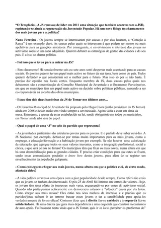 Entrevista, O Templario