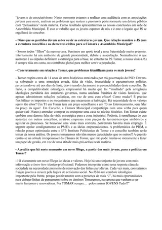 Entrevista, O Templario