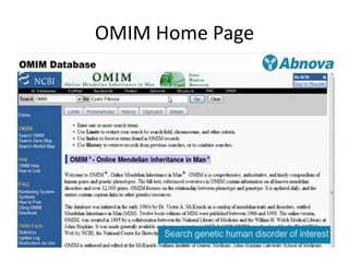 OMIM Home Page
 