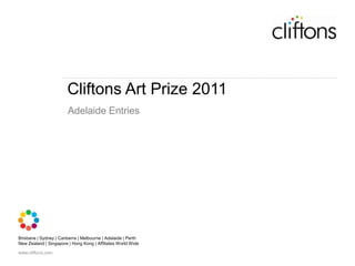 Cliftons Art Prize 2011 Adelaide Entries 