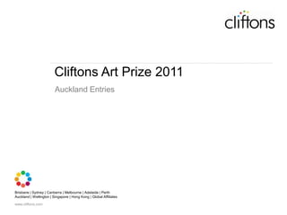 Cliftons Art Prize 2011 Auckland Entries 