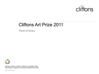 Cliftons Art Prize 2011 Perth Entries 