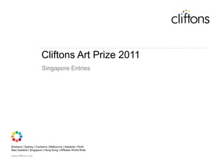 Cliftons Art Prize 2011 Singapore Entries 