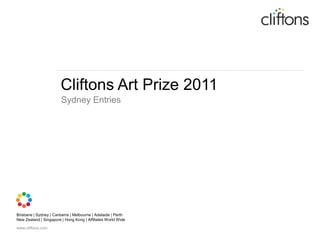 Cliftons Art Prize 2011 Sydney Entries 
