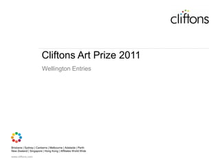 Cliftons Art Prize 2011 Wellington Entries 