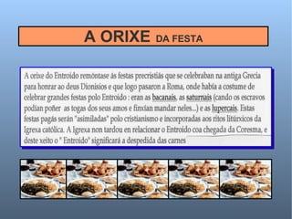 A ORIXE DA FESTA