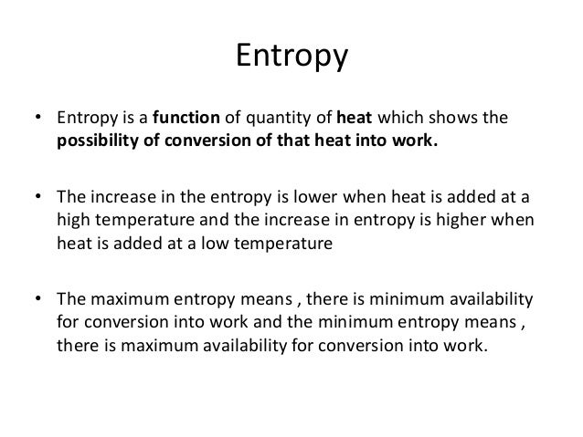 Entropy