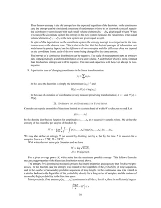 :
Each particular value of  