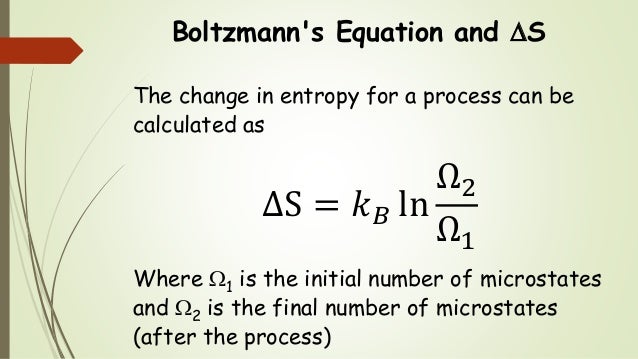 entropy equation entropy equation