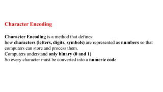 Entropy ,Cross Entropy and Perplexity, Character Encoding (1).pptx
