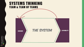 SYSTEMS THINKING
TEAM & TEAM OF TEAMS
 
