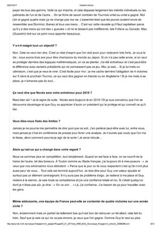 EntretienBernard Laporte dans Midol