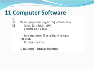 11 Computer Software   