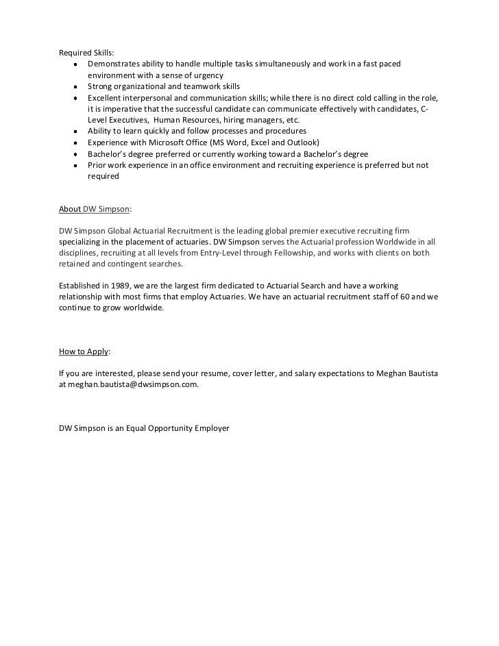 Job cover letter help