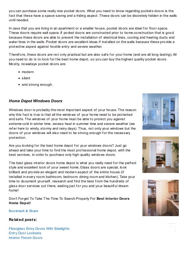 Glass Interior Doors Home Depot