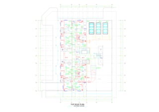 Y3
X6
X1
Y1
X1
Y2 Y4 Y5 Y6
X2
X3
X4
X5
X7
X8
X9
Y1 Y2 Y3 Y4 Y5 Y6
X2
X4
X3
X5
X6
X7
X8
X9
TOP ROOF PLAN
02
SCALE 1:100
APARTMENT BUILDING
 