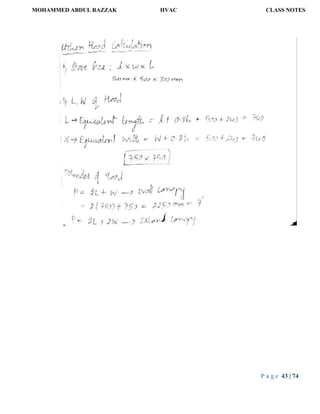 MOHAMMED ABDUL RAZZAK HVAC CLASS NOTES
P a g e 43 | 74
 