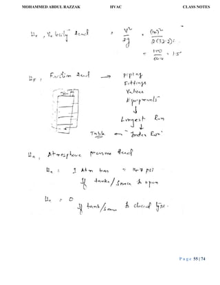 MOHAMMED ABDUL RAZZAK HVAC CLASS NOTES
P a g e 55 | 74
 