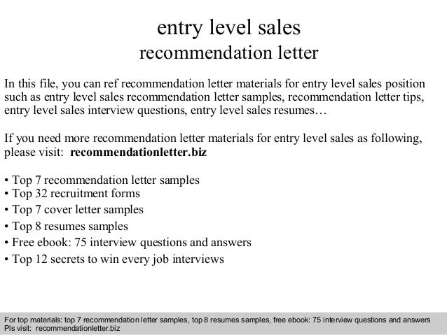 entry level sales resumes