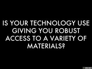 Entry Level Technology Or True Classroom Integration