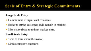 Entry strategy and strategic alliances | PPTX