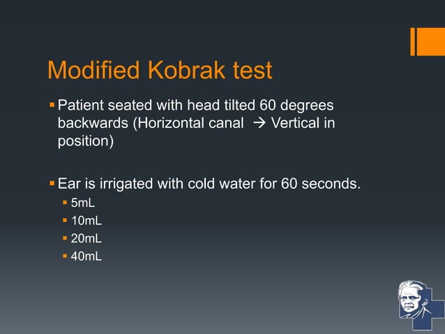 Vestibular Function Test | PPTX | Brain and Nervous System Disorders ...