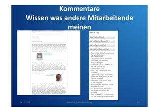 Kommentare
Wissen was andere Mitarbeitende
meinen

24.11.2011

SwissCHI_SwissUPA-Vortrag

49

 