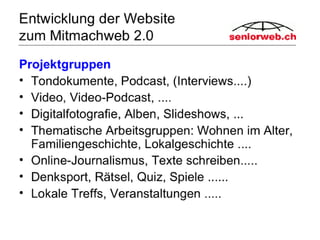 Entwicklung Zum Mitmachweb 2.0