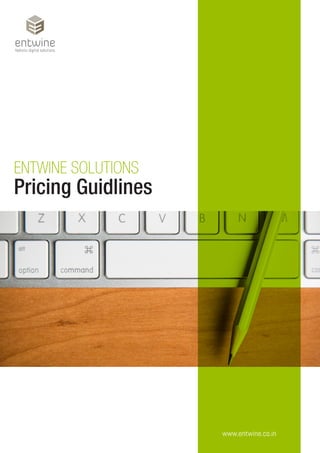 www.entwine.co.in
ENTWINE SOLUTIONS
Pricing Guidlines
 