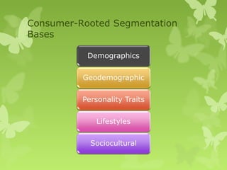 Consumer-Rooted Segmentation
Bases
 