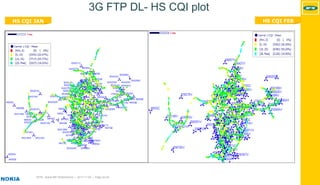 MTN - Nokia MS Performance | 2017-11-03 | Page 40 (5)
3G FTP DL- HS CQI plot
HS CQI FEBHS CQI JAN
 