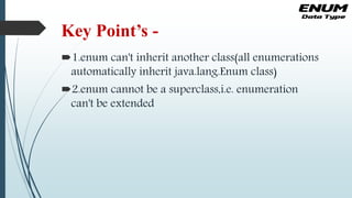 QSpiders - Enum Java Topic | PPTX
