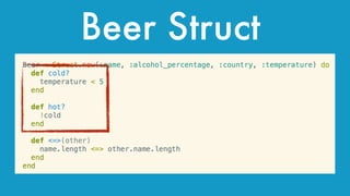 Beer Struct
 