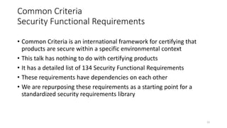 Enumerating software security design flaws throughout the SSDLC
