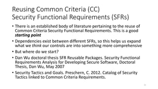 Enumerating software security design flaws throughout the SSDLC