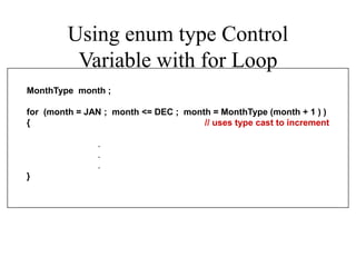 Enumration datatype | PPTX