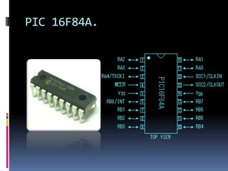 PIC 16F84A.
 