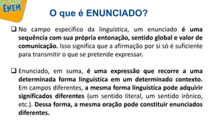 Enunciado, discurso e ideologia para redação.pdf
