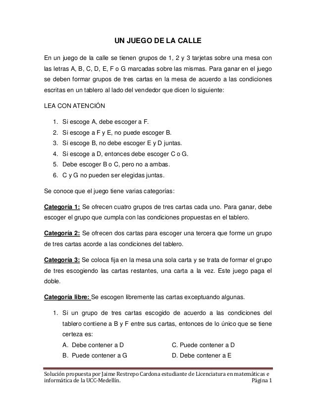 juego de cartas en grupo