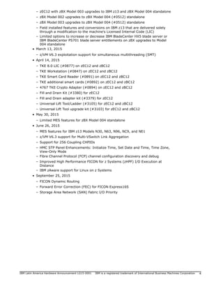 The IBM z13 - January 14, 2015 - IBM Latin America Hardware ...