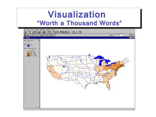Visualization
“Worth a Thousand Words”
Visualization
“Worth a Thousand Words”
 