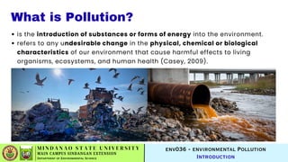 ENV036-Introduction to Environmental Pollution | PDF
