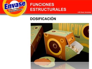 FUNCIONES ESTRUCTURALESDOSIFICACIÓN